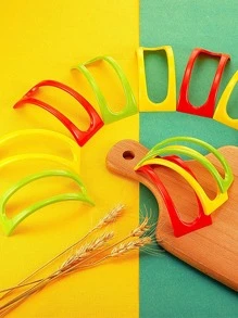 5pcs Random Color Taco Rack,Solid Simple Hollow Out Taco Muffin Bracket,Taco Cooling Tray For Kitchen Food