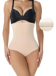 Solid Shapewear Panty - Apricot - View 5