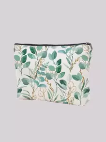 1个叶子印花化妆包，化妆包，化妆收纳袋，护肤包，洗漱包，收纳袋，邮轮必备，宿舍必备，婚礼伴娘礼物，妈妈礼物，生日礼物，送给朋友和老师的礼物，家居装饰，浴室客厅床边收纳整理包，珠宝收纳包，唇油收纳包，指甲油收纳包，化妆包收纳，圣诞礼物，收纳袋，女士礼物，收纳袋，手拿包/小手提包，化妆品收纳包，收纳袋，刷子收纳袋，迷你收纳袋，大容量收纳袋，女士礼物，圣诞礼物，女士礼物创意，化妆包，旅行必备 - 彩色 - 查看 1
