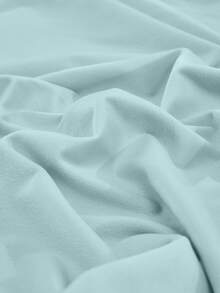 Plain Duvet Cover Set Without Filler - Mint Blue - View 2