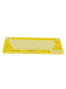 B087 Multi-Device Dual Mode 2.4G/BT Wireless Keyboard with Easy-Switch for Up to 3 Devices, Slim, 2 Year Battery-PC, Laptop, Windows, Mac, Chrome OS, Android, iPad OS, Apple TV - Yellow - View 10