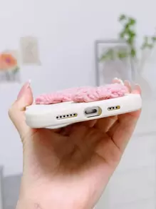 3D花朵裝飾手機殼 - 彩色 - 查看 3