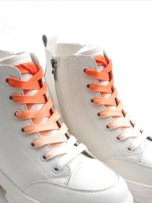 1pair Ombre Shoelaces - Orange - View 1