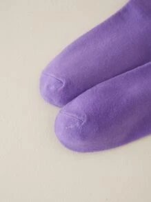 2pairs Men Cartoon Cat Embroidered Crew Socks - Multicolor - View 3