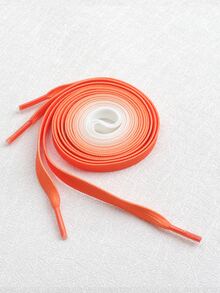 1pair Ombre Shoelaces - Orange - View 3