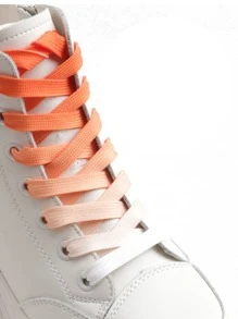1pair Ombre Shoelaces - Orange - View 4