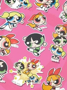 The Powerpuff Girls | ROMWE Miếng dán bảo vệ máy tính xách tay - Nhiều màu - Xem 3