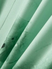 Manfinity Homme Men Random Dragonfly And Floral Print Shirt Without Tee - Mint Green - View 3