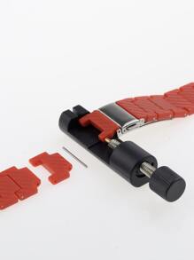 1pc Plastic Watchband Compatible With Apple Watch - Red - View 6