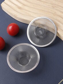 1pc 304 Stainless Steel Sink Strainer, 7cm Diameter Garbage Filter Net For Kitchen Sink - Silver - View 6