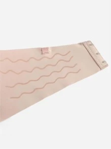 Plus Solid Underwire Tube Bra & 1pair Transparent Shoulder Strap - Apricot - View 5