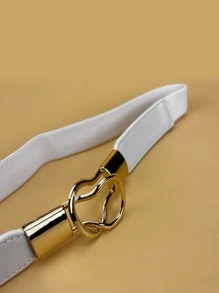Thắt lưng khóa tròn - trắng - Xem 5