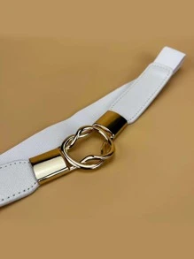 Thắt lưng khóa tròn - trắng - Xem 8