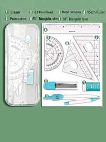 1盒尺和圓規套裝
