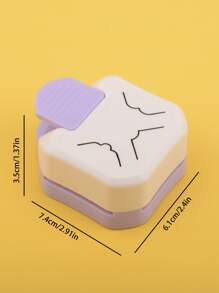 1pc Color Block Corner Rounder