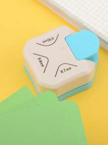 1/2 Pcs Round Corner Hole Punch, Minimalist & Practical Multi-Function,Back To School,School Supplies - Multicolor - View 2