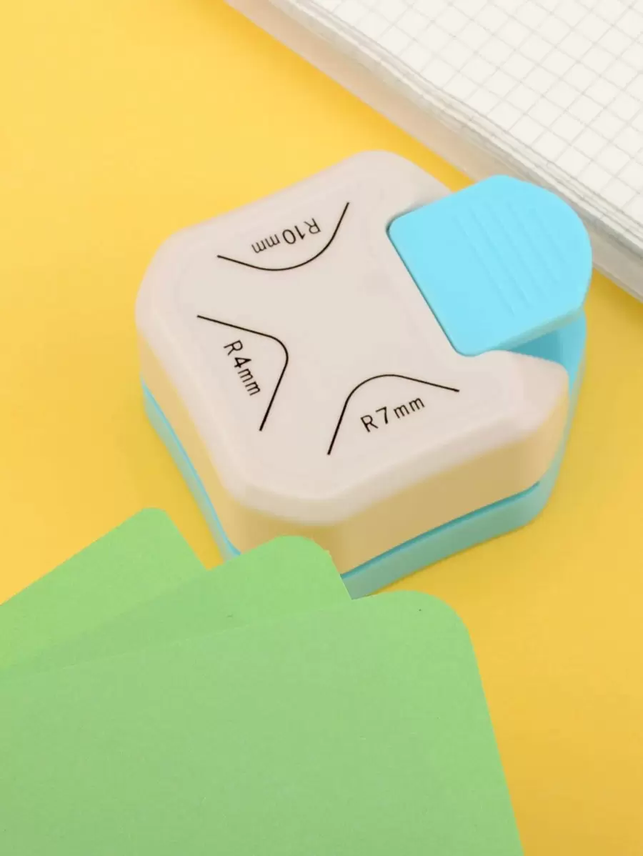 1/2 Pcs Round Corner Hole Punch, Minimalist & Practical Multi-Function,Back To School,School Supplies