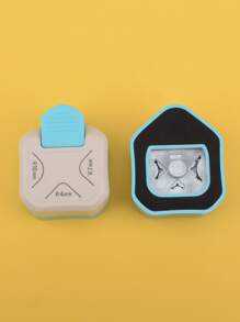 1/2 Pcs Round Corner Hole Punch, Minimalist & Practical Multi-Function,Back To School,School Supplies - Multicolor - View 4