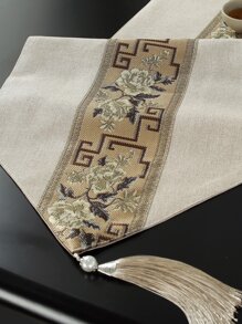 1 Họa Tiết Hoa Tua Rua Trang Trí Bàn Chống Thấm Nước Á Hậu - Nhiều màu - Xem 2