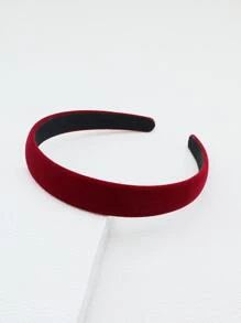 極簡實心髮箍 休閒款 - 紅色 - 查看 3