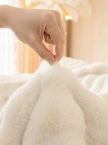 1 件冬季加厚人造兔毛沙發墊,流行簡約現代柔軟親膚寵物防髒防滑沙發套,毛絨防貓抓沙發保護套,適合所有尺寸的 L 形和 1/2/3 /4 沙發(另售) - 米色 - 查看 6