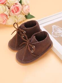 Bebé Botas con cordón delantero - Marrón - Ver 1