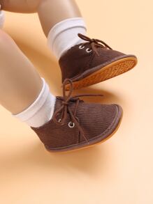 Bebé Botas con cordón delantero - Marrón - Ver 5
