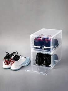 1 pieza caja de zapatos transparente - transparente - Ver 1