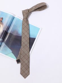 1pc Men Plaid Pattern Tie Durable, Versatile, And Stylish Ideal Choice For Gifts Casual Men Necktie - Multicolor - View 2