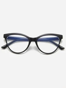 Gafas de montura de ojo de gato, accesorios de gafas transparentes, accesorios de gafas para mujeres