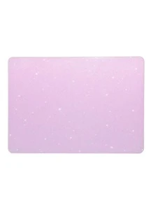 1pc Glitter Laptop Case Compatible With 13.3 Inch MacBook Air - Purple - View 1