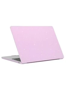 1pc Glitter Laptop Case Compatible With 13.3 Inch MacBook Air - Purple - View 3