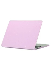 1pc Glitter Laptop Case Compatible With 13.3 Inch MacBook Air - Purple - View 4