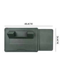 1pc 12 Inch Plain Waterproof Laptop Bag - Dark Green - View 3