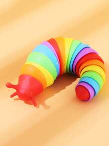 1入組隨機色毛毛蟲設計逗貓玩具 - 彩色 - 查看 3