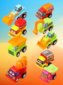4pcs Cartoon Car Design Random Cat Teaser Toy For Cat For Interaction - Multicolor - View 8