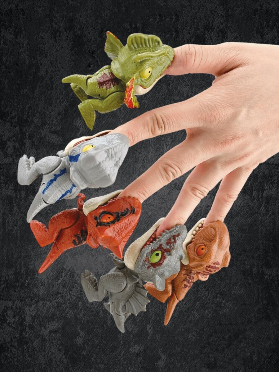 1入組卡通恐龍設計隨機逗貓棒指套