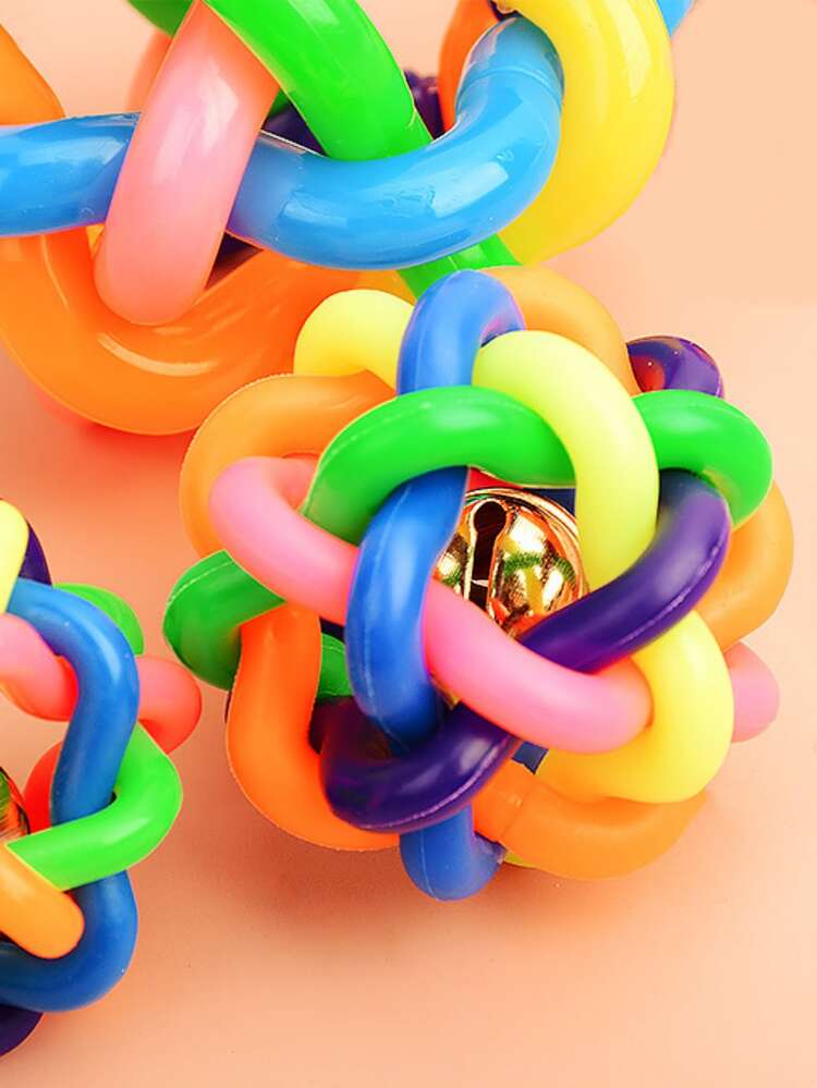 Bóng Thiết Kế Chuông Trang Trí Ngẫu Nhiên Đồ Chơi Đuổi Thú Cưng Cho Chó Và Mèo Để Tương Tác - Nhiều màu - Xem 6