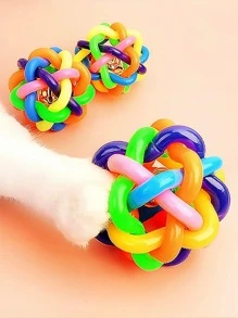 Bóng Thiết Kế Chuông Trang Trí Ngẫu Nhiên Đồ Chơi Đuổi Thú Cưng Cho Chó Và Mèo Để Tương Tác - Nhiều màu - Xem 3