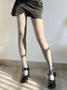 Medias de rayas transparente - Multicolor - Ver 5