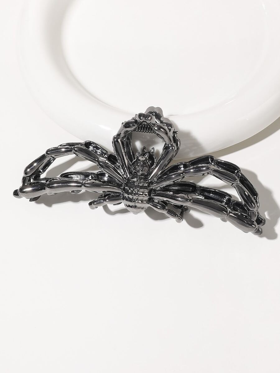 Goth Y2K Spider Design Hair Claw Party Gothic Punk Fall Winter Hair Clip Claw Clip Hair Accessories For Women For Vacation Outfits Woman - Multicolor - View 1