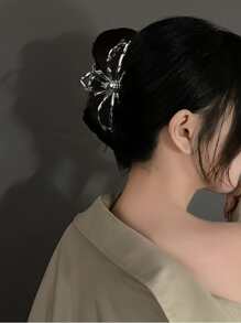 Goth Y2K Spider Design Hair Claw Party Gothic Punk Fall Winter Hair Clip Claw Clip Hair Accessories For Women For Vacation Outfits Woman - Multicolor - View 2