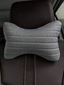 1 pieza Almohada cervical de rayas de coche - Gris - Ver 1