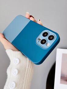 撞色手機殼 - 藍色 - 查看 3