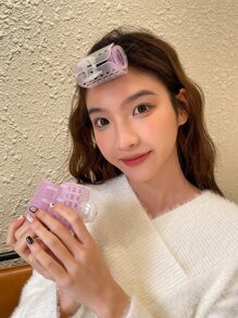 DAZY 3pcs Hair Curling Roller For Women Hair Styling Use - Purple - View 4