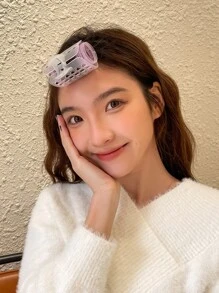 DAZY 3pcs Hair Curling Roller For Women Hair Styling Use - Purple - View 5