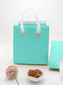 1pc Self-adhesive Disposable Lunch Bag - Blue - View 2