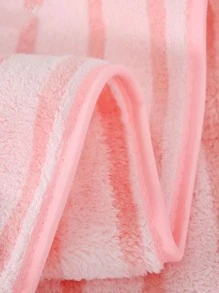 1pc Striped Pattern Bath Towel,Soft Absorbent Towel, Bath Towel, Oblong Towel - Pink - View 5