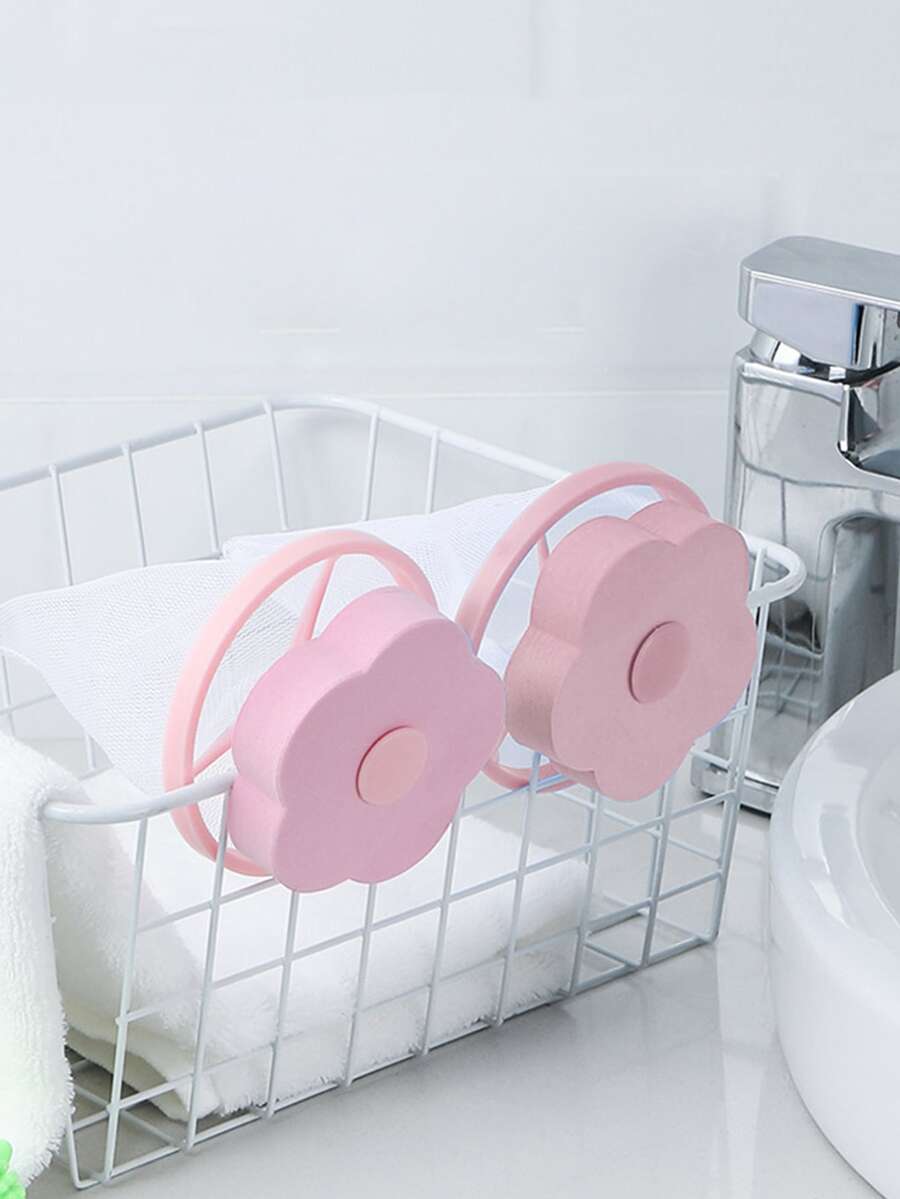 1pc Flower Design Filter Bag - Pink - View 1