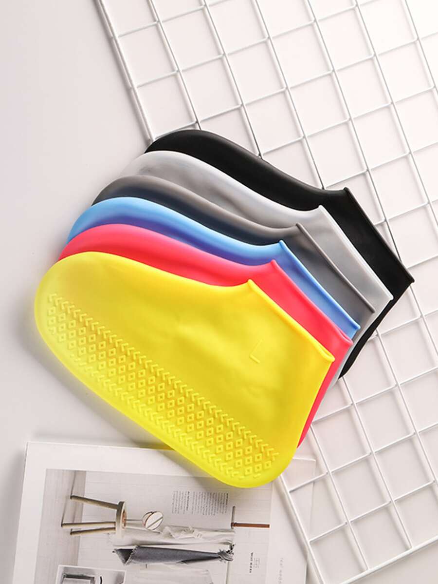 1pair Waterproof Random Color Rain Boots Cover